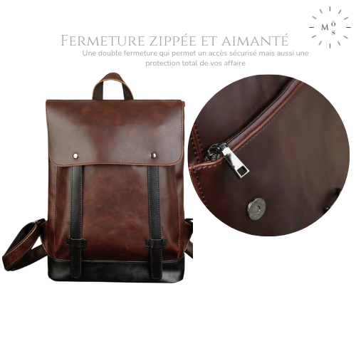 CHOCOLATE - Sac à dos en cuir
